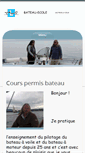 Mobile Screenshot of bateau-ecole.ch